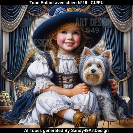 SAD - Tube Enfant avec chien N°19