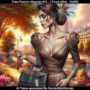 SAD - Tube Femme élégante N°2