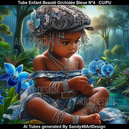 SAD - Tube Enfant Beauté Orchidée bleue N°4