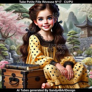 SAD - Tube Petite Fille Rêveuse N°17