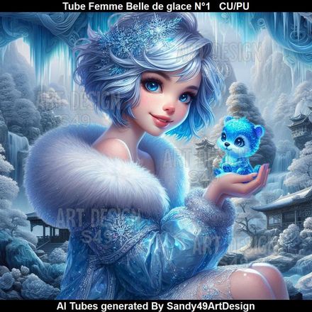 SAD - Tube Femme Belle de glace N°1