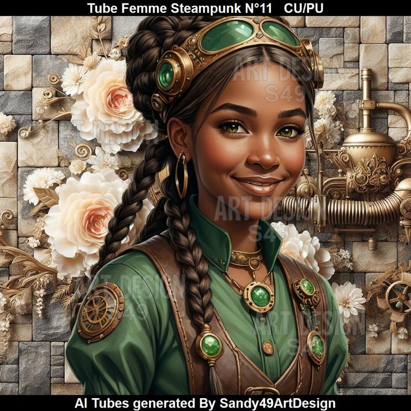SAD - Tube Femme Steampunk N°11
