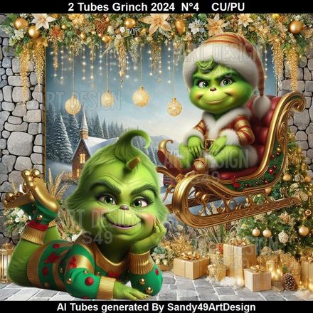 SAD - 2 Tubes Grinch 2024  N°4