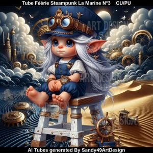 SAD - Tube Féérie Steampunk La Marine N°3