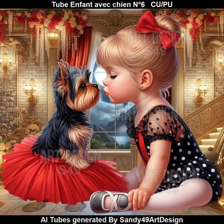 SAD - Tube Enfant avec chien N°6
