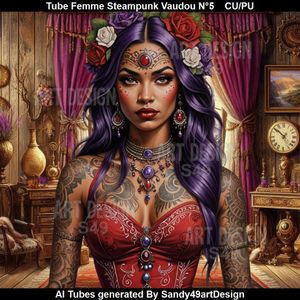 SAD - Tube Femme Steampunk Vaudou N°5