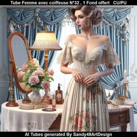 SAD - Tube Femme avec coiffeuse N°32