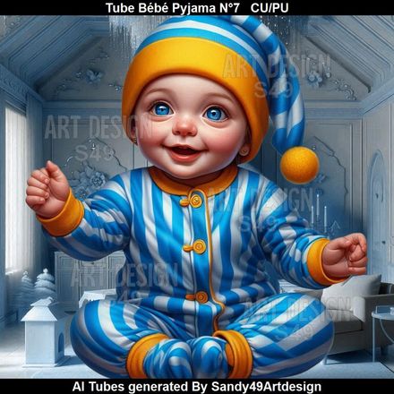 SAD - Tube Bébé Pyjama N°7
