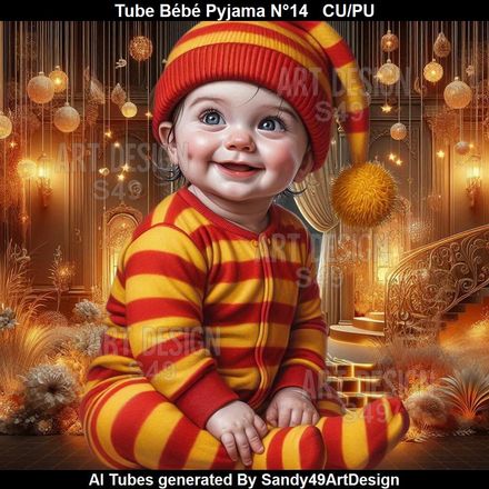 SAD - Tube Bébé Pyjama N°14