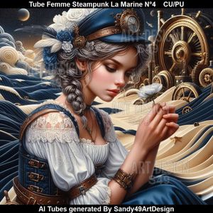 SAD - Tube Femme Steampunk La Marine N°4