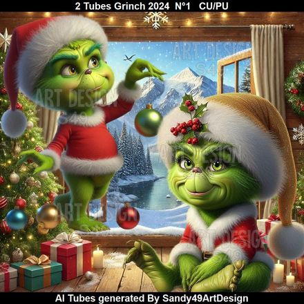 SAD - 2 Tubes Grinch 2024  N°1