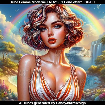 SAD - Tube Femme Moderne Eté N°6