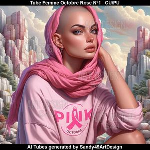 SAD - Tube Femme Octobre Rose N°1
