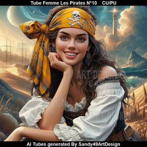 SAD - Tube Femme Les Pirates N°10