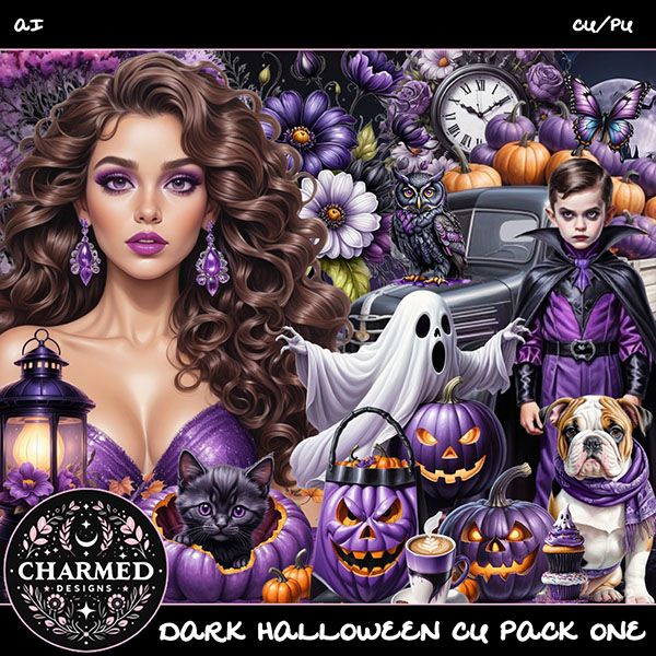 CD- Dark Halloween CU Pack One