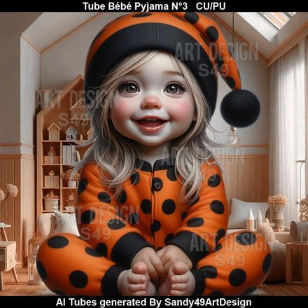 SAD - Tube Bébé Pyjama N°3