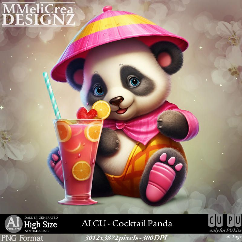 MMD - AI - CU Cocktail Panda