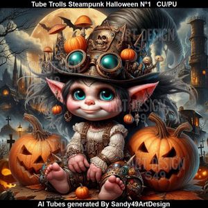 SAD - Tube Trolls Steampunk Halloween  N°1