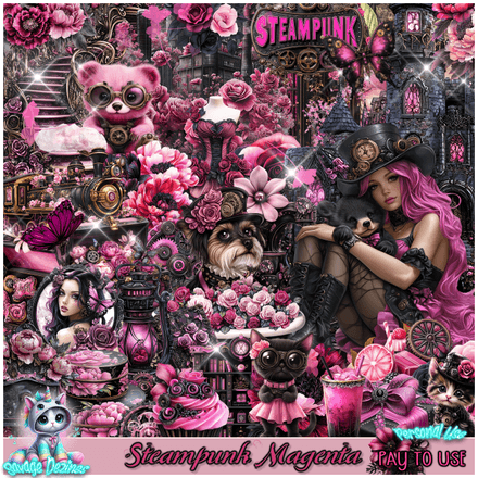 SD - Steampunk Magenta Kit