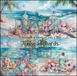 DRD - Beach Scene Papers 