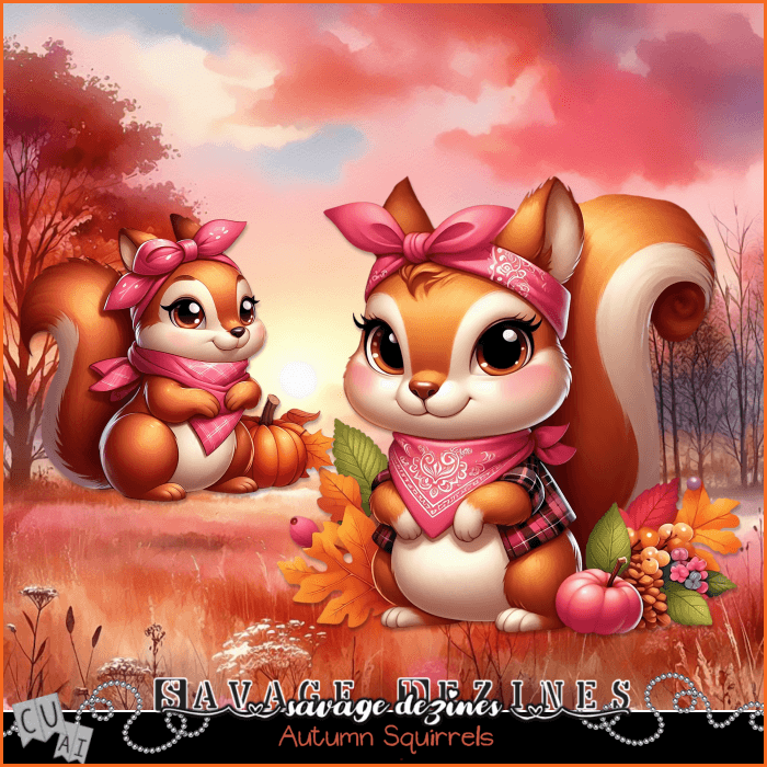 SD - AI CU Autumn Squirrels