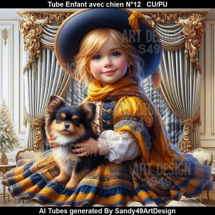 SAD - Tube Enfant avec chien N°12