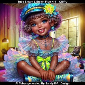 SAD - Tube Enfant l&#x27;Eté en Fluo N°4