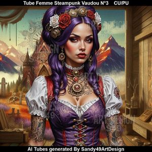 SAD - Tube Femme Steampunk Vaudou N°3