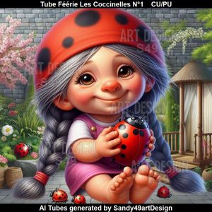 SAD - Tube Féérie Les Coccinelles N°1
