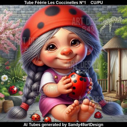 SAD - Tube Féérie Les Coccinelles N°1