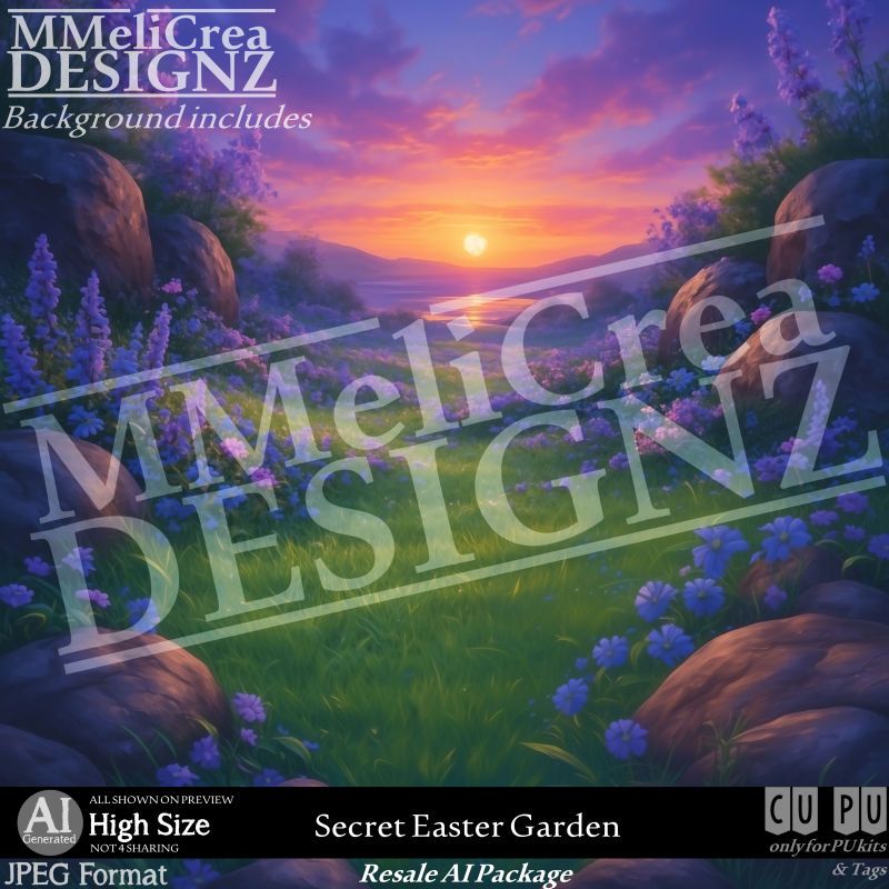 MMD - CU - AI - RPACK Secret Easter Garden