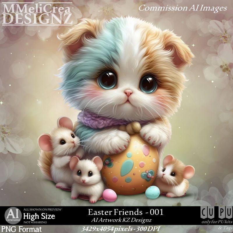 MMD - AI - Easter Friends - CU001