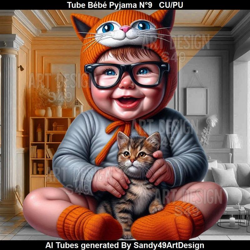 SAD - Tube Bébé Pyjama N°9