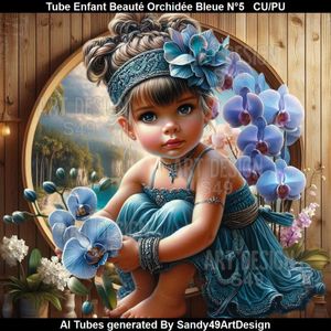SAD - Tube Enfant Beauté Orchidée Bleue N°5