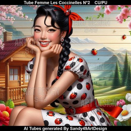 SAD - Tube Femme Les Coccinelles N°2