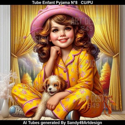 SAD - Tube Enfant Pyjama N°8