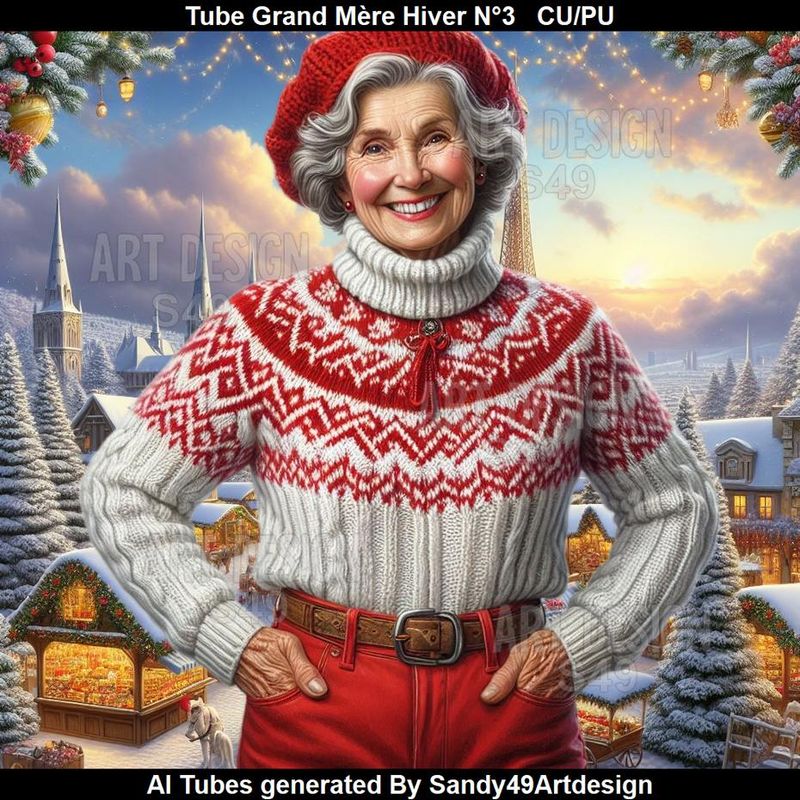 SAD - Tube Grand mère Hiver N°3