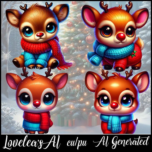 LA-WINTER DEER