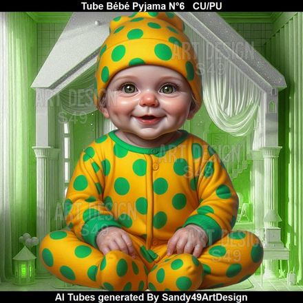 SAD - Tube Bébé Pyjama N°6