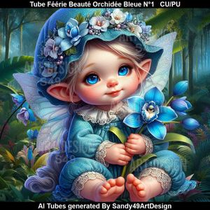 SAD - Tube Féérie Beauté Orchidée Bleue N°1