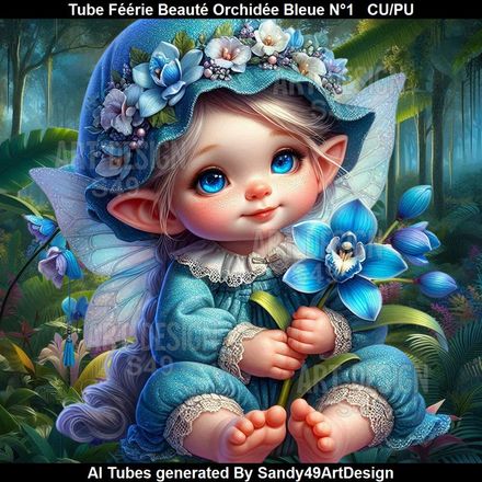 SAD - Tube Féérie Beauté Orchidée Bleue N°1