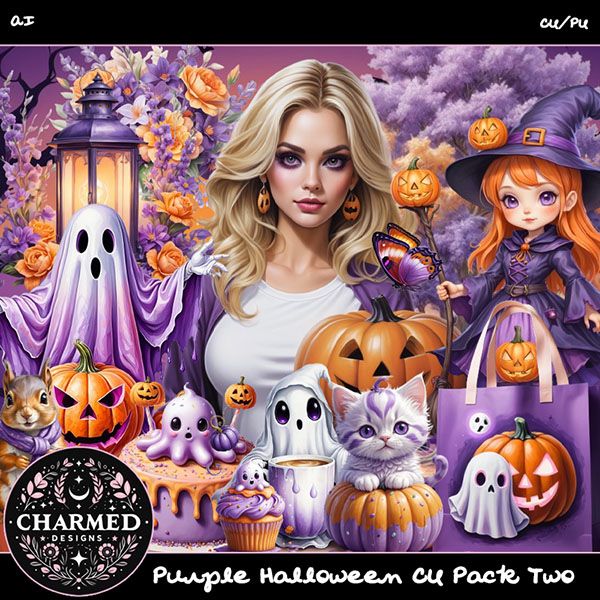 CD- Purple Halloween CU Pack Two