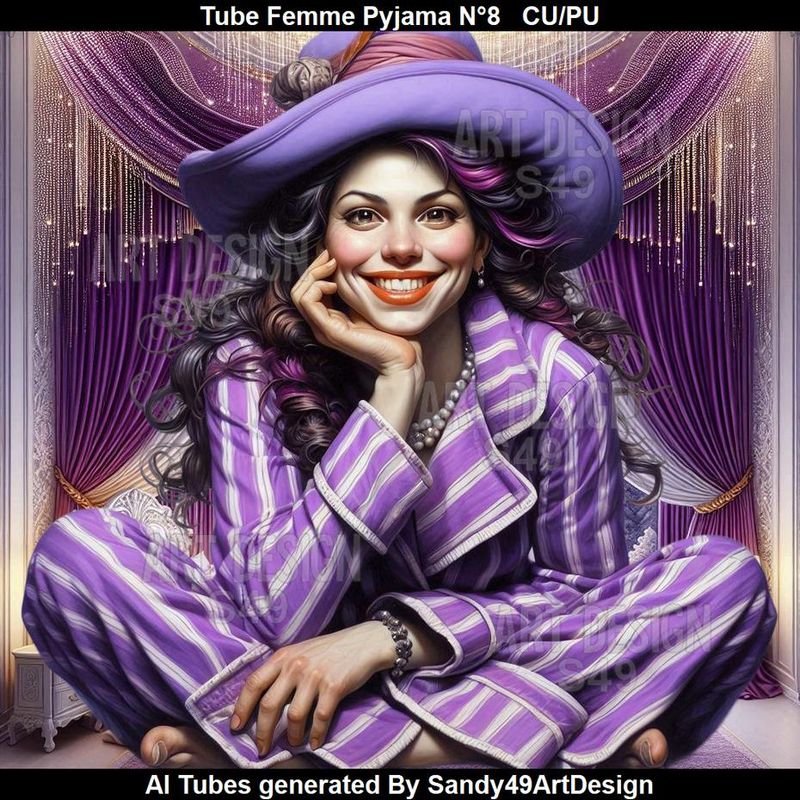 SAD - Tube Femme Pyjama N°8