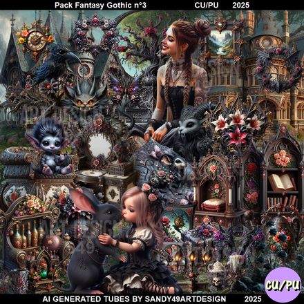 SAD - Pack Fantasy Gothic N°3