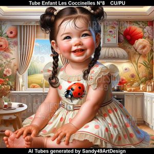 SAD - Tube Enfant Les Coccinelles N°8