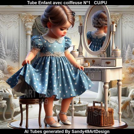 SAD - Tube Enfant avec coiffeuse N°1