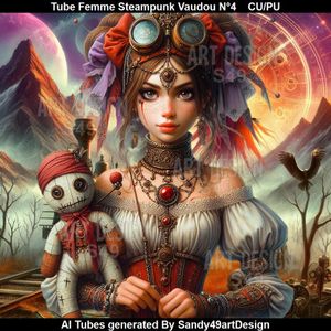 SAD - Tube Femme Steampunk Vaudou N°4