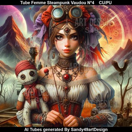 SAD - Tube Femme Steampunk Vaudou N°4
