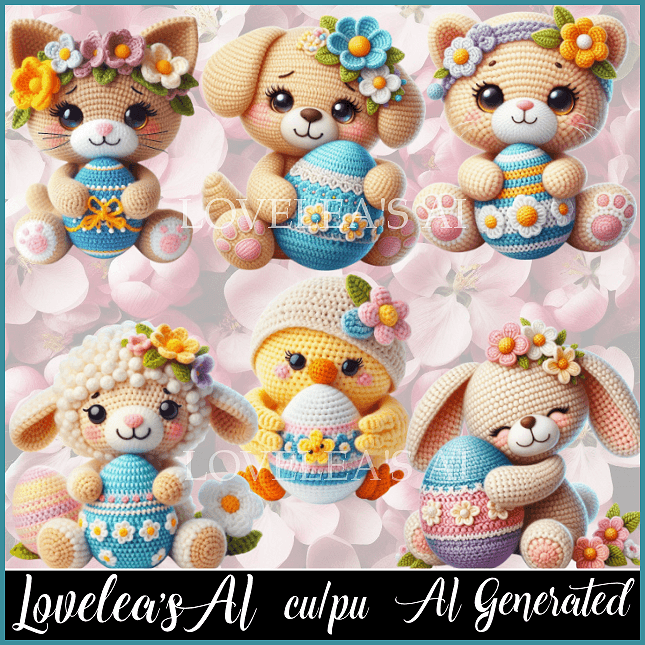 LA-EASTER CROCHET ANIMALS 1