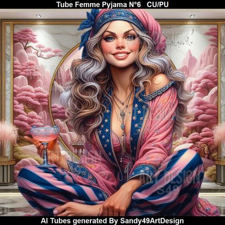 SAD - Tube Femme Pyjama N°6
